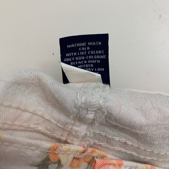 Charter Club Bristol Capri Size 12P Floral Stretch Pants Cropped Pockets NEW - Picture 6 of 6